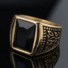 Wholesale Ring Stainless Steel Personality Flower Pattern Polishing Men's Unisex
