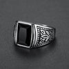 Wholesale Ring Stainless Steel Personality Flower Pattern Polishing Men's Unisex