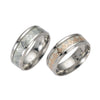 Wholesale Ring Stainless Steel Retro Trendy Unisex With Letters Numbers Text Epoxy
