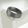 Wholesale Ring Stainless Steel U Shape Distressed Minimalist Unisex Jewelry