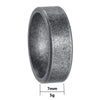 Wholesale Ring Stainless Steel U Shape Distressed Minimalist Unisex Jewelry