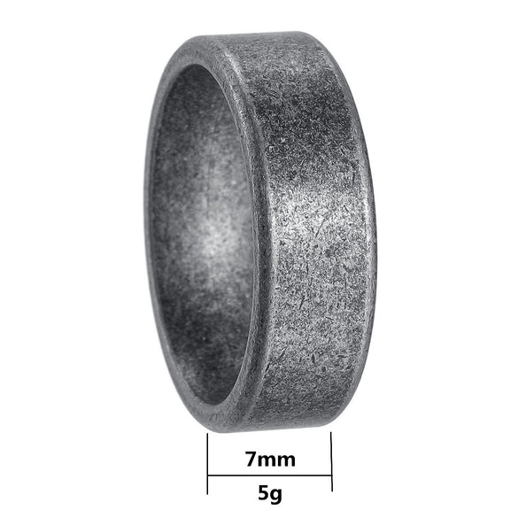 Wholesale Ring Stainless Steel U Shape Distressed Minimalist Unisex Jewelry