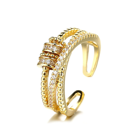 Wholesale Ring 925 Sterling Silver Cross Drop Shape Trendy Stylish Classy Adjustable