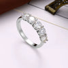 Wholesale Ring 925 Sterling Silver Geometric Design Diamond
