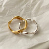 Wholesale Ring 925 Sterling Silver Geometric Electroplated Natural Curve