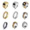 Wholesale Ring 925 Sterling Silver Geometric Electroplated
