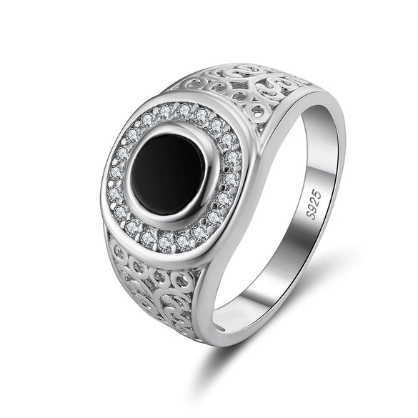 Wholesale Ring 925 Sterling Silver Geometric Electroplated