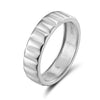 Wholesale Ring 925 Sterling Silver Geometric Electroplated