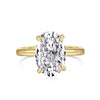 Wholesale Ring 925 Sterling Silver Geometric Light Luxury Style With Snowflake Cut Zircon And Simulation Diamond Electroplated For Women