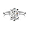 Wholesale Ring 925 Sterling Silver Geometric Light Luxury Style With Snowflake Cut Zircon And Simulation Diamond Electroplated For Women