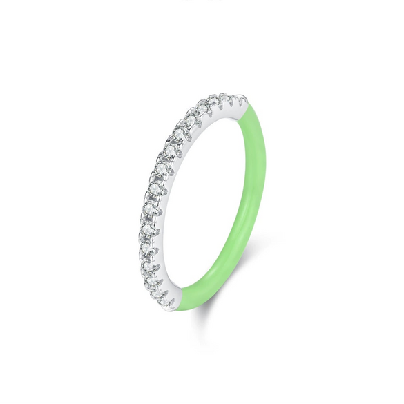 Wholesale Ring 925 Sterling Silver Geometric Micro Inlay For Women