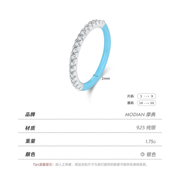 Wholesale Ring 925 Sterling Silver Geometric Micro Inlay For Women