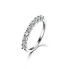 Wholesale Ring 925 Sterling Silver Geometric Microinlaid Zircon Electroplated Fashion Ol Style