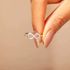 Wholesale Ring 925 Sterling Silver Geometric Pattern Inlaid Zircon