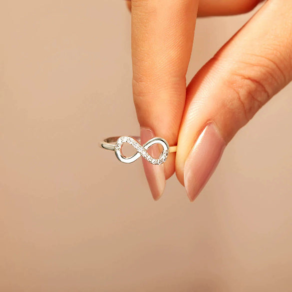 Wholesale Ring 925 Sterling Silver Geometric Pattern Inlaid Zircon