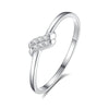Wholesale Ring 925 Sterling Silver Geometric Simple Design