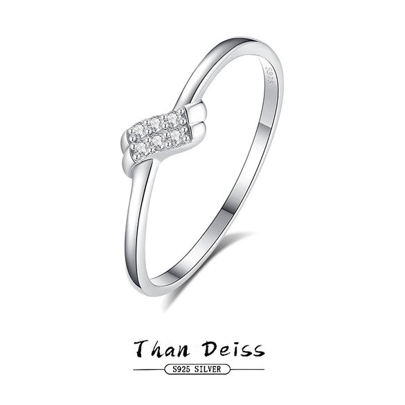 Wholesale Ring 925 Sterling Silver Geometric Simple Design