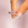 Wholesale Ring 925 Sterling Silver Geometric Style Electroplating