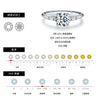 Wholesale Ring 925 Sterling Silver Geometric Style Gem Inlaid For Women