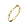 Wholesale Ring Sterling Silver Geometric Zircon Set With Diamonds Women's Simple Luxury Style