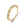 Wholesale Ring 925 Sterling Silver Heartshaped Zircon Retro Elegant