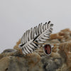 Wholesale Ring 925 Sterling Silver 18K Gold Plated Leaf Pattern Retro Style