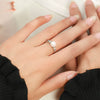 Wholesale Ring 925 Sterling Silver Literary Natural Geometric Inlaid With Pearls