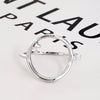 Wholesale Ring 925 Sterling Silver Microinlaid Zircon Geometric Electroplated