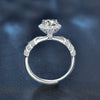 Wholesale Ring 925 Sterling Silver Moissanite Geometric Style Seiko