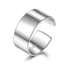 Wholesale Ring 925 Sterling Silver Round Geometric Electroplated Fashion Simple Adjustable