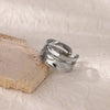 Wholesale Ring Titanium Steel And Stainless Steel Geometric Style 18K Gold Plated