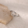 Wholesale Ring Titanium Steel And Stainless Steel Geometric Style 18K Gold Plated