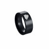 Wholesale Ring Titanium Steel Geometric Celtic Knot Viking Rune Laser Marking Unisex