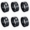 Wholesale Ring Titanium Steel Geometric Celtic Knot Viking Rune Laser Marking Unisex