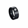 Wholesale Ring Titanium Steel Geometric Celtic Knot Viking Rune Laser Marking Unisex