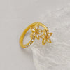 Wholesale Ring Titanium Steel Geometric Electroplated Fashion Light Luxury