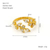 Wholesale Ring Titanium Steel Geometric Electroplated Fashion Light Luxury