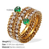 Wholesale Ring 316L Stainless Steel Geometric Electroplating Fashion Women's
