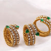 Wholesale Ring 316L Stainless Steel Geometric Electroplating Fashion Women's