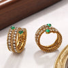 Wholesale Ring 316L Stainless Steel Geometric Electroplating Fashion Women's