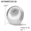 Wholesale Ring 316L Stainless Steel Geometric Light Luxury Electroplated Round Swirl Opening Adjustable Unisex