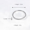 Wholesale Ring Titanium Steel Geometric Pattern Electroplated