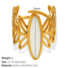 Wholesale Ring 316L Stainless Steel Geometric Retro Bohemian Style Electroplating For Women