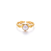 Wholesale Ring Titanium Steel Geometric U Shape Electroplating Love Design Light Luxury Opening