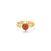 Wholesale Ring Titanium Steel Geometric U Shape Electroplating Love Design Light Luxury Opening
