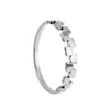 Wholesale Ring Titanium Steel Heart Shaped Electroplated For Women