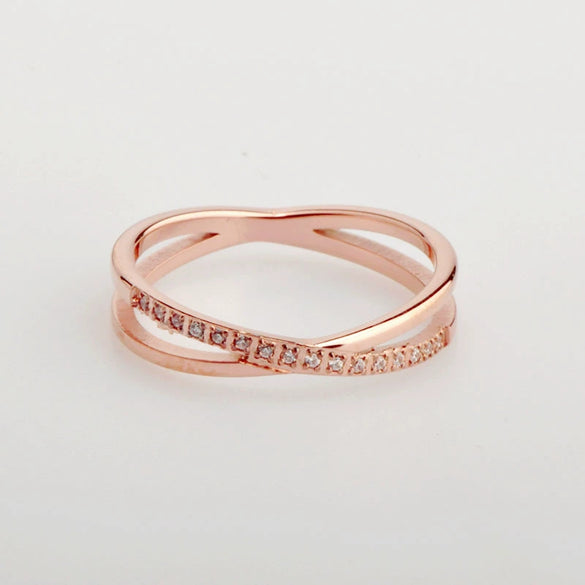 Wholesale Ring Titanium Steel 18K Rose Gold Plated The Crown Pattern For Women