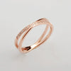 Wholesale Ring Titanium Steel 18K Rose Gold Plated The Crown Pattern For Women