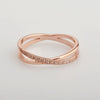 Wholesale Ring Titanium Steel 18K Rose Gold Plated The Crown Pattern For Women