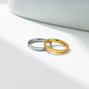 Wholesale Ring Titanium Steel Letter Light Luxury Jewelry For Women And Couples Electroplated
